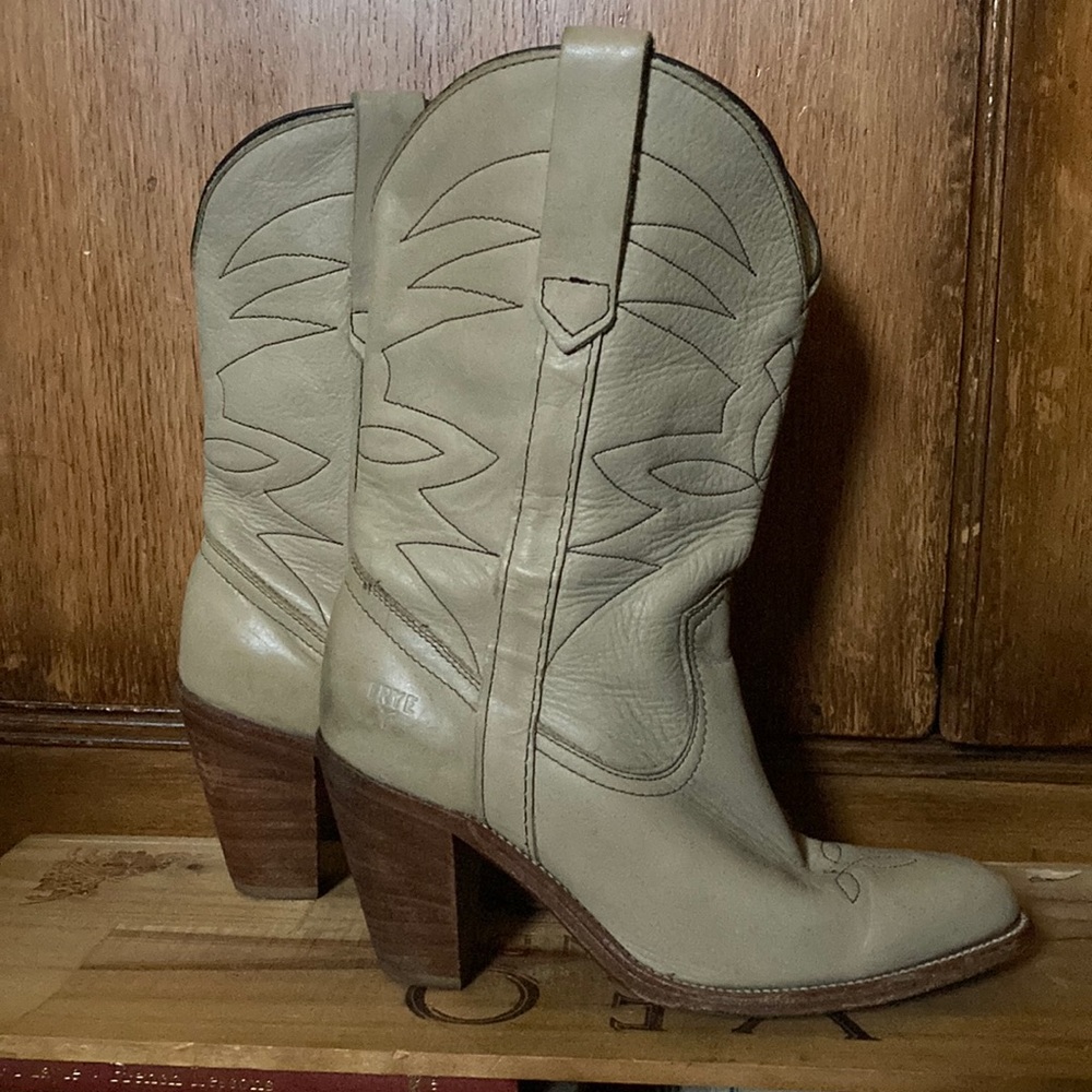 Frye, cowboy boots